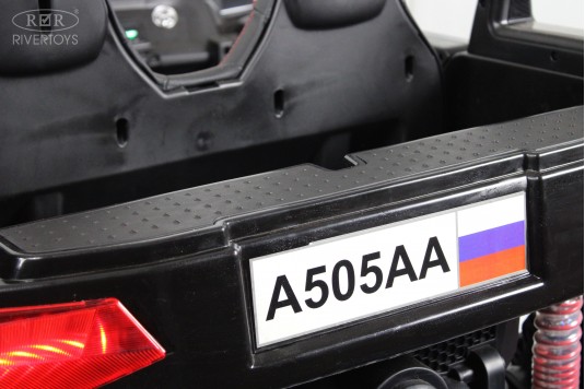 Детский электромобиль A505AA-LUX черный карбон Детский электромобиль A505AA-LUX черный карбон