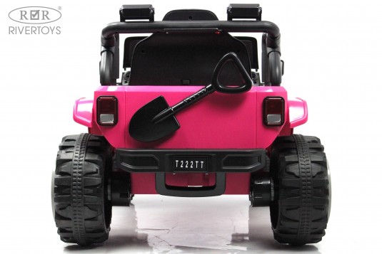 Детский электромобиль T222TT 4WD розовый