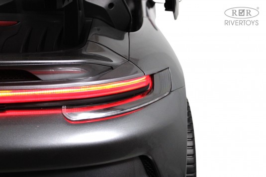 Детский электромобиль Porsche 911 GT3 (Y911YY) серый глянец Детский электромобиль Porsche 911 GT3 (Y911YY) серый глянец