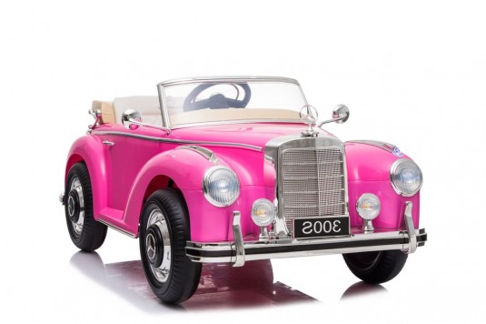 Детский электромобиль Mercedes-Benz 300S розовый