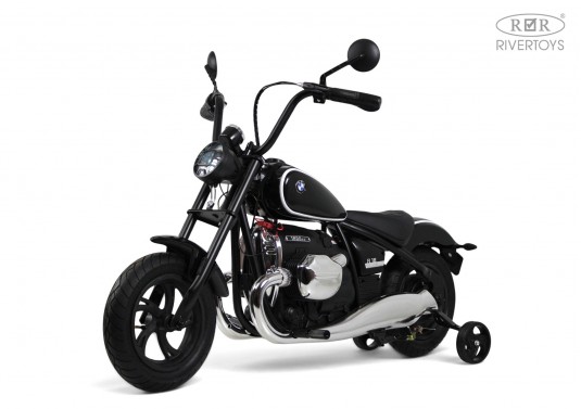 Детский электромотоцикл BMW R18 (A777AA-NEW) черный Детский электромотоцикл BMW R18 (A777AA-NEW) черный