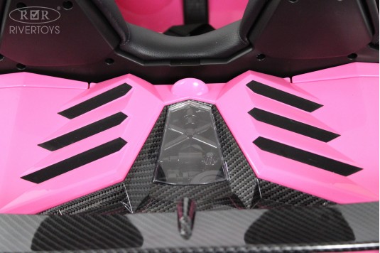 Детский электромобиль Lamborghini Aventador SVJ (A111MP) розовый