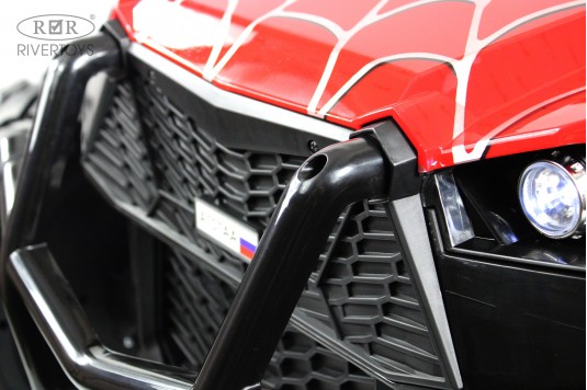 Детский электромобиль A707AA LUX NEW 4WD красный спайдер