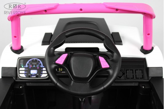 Детский электромобиль F888FF-A розовый