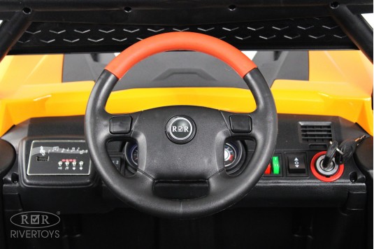 Детский электромобиль C111CC оранжевый