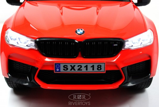Детский электромобиль BMW M5 Competition (A555MP) красный