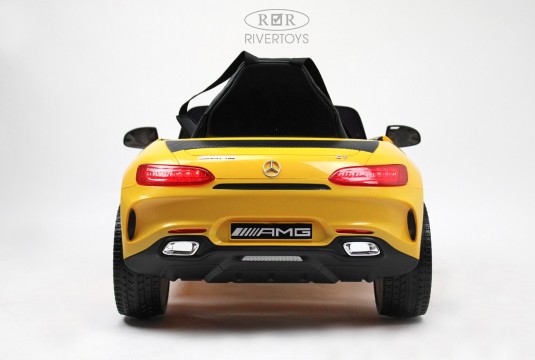 Детский электромобиль Mercedes-Benz GT (O008OO) желтый