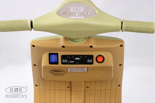 Детский электроскутер K444PX-A зеленый