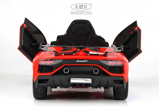 Детский электромобиль Lamborghini Aventador SVJ (A333MP) красный