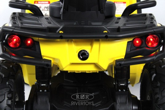 Детский электроквадроцикл BRP Can-Am Outlander (Y888YY) желтый