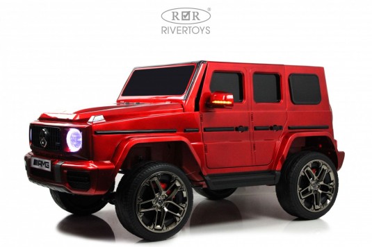 Детский электромобиль Mercedes-AMG G63 (G111GG ПТГ) красный глянец