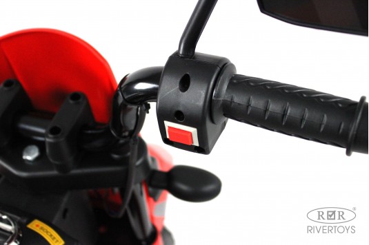 Детский электромотоцикл P444PP (S317) красный