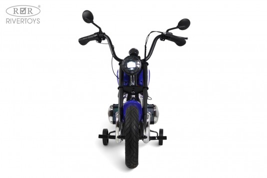 Детский электромотоцикл BMW R18 (A777AA-NEW) синий Детский электромотоцикл BMW R18 (A777AA-NEW) синий