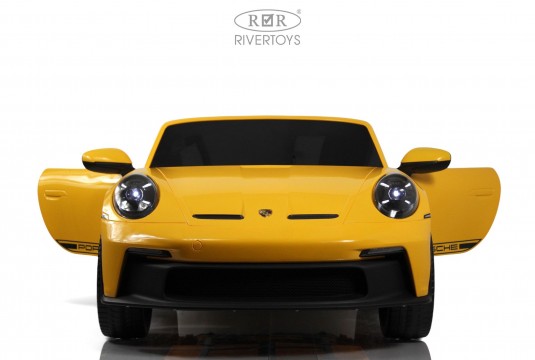 Детский электромобиль Porsche 911 GT3 (Y911YY) желтый Детский электромобиль Porsche 911 GT3 (Y911YY) желтый