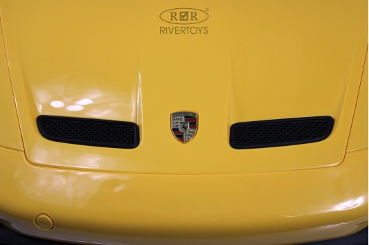 Детский электромобиль Porsche 911 GT3 (Y911YY) желтый Детский электромобиль Porsche 911 GT3 (Y911YY) желтый