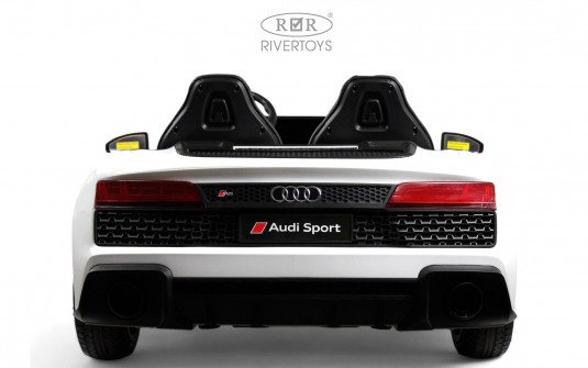 Детский электромобиль AUDI R8 (M333MM) белый