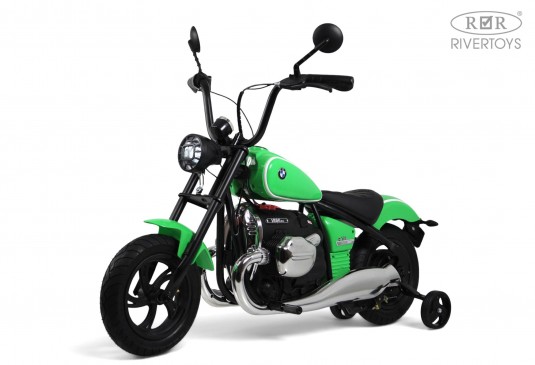 Детский электромотоцикл BMW R18 (A777AA-NEW) зеленый 