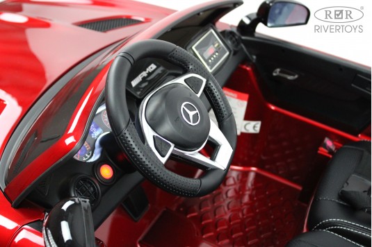 Детский электромобиль Mercedes-Benz GT-R (HL-289) вишневый глянец