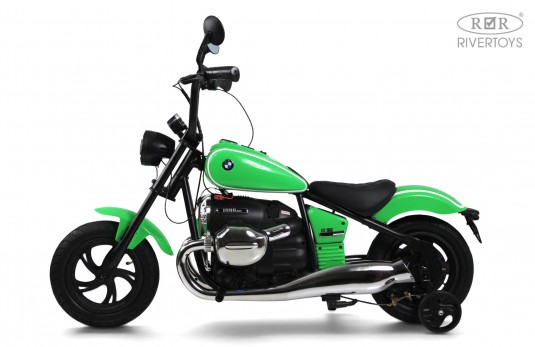 Детский электромотоцикл BMW R18 (A777AA-NEW) зеленый 
