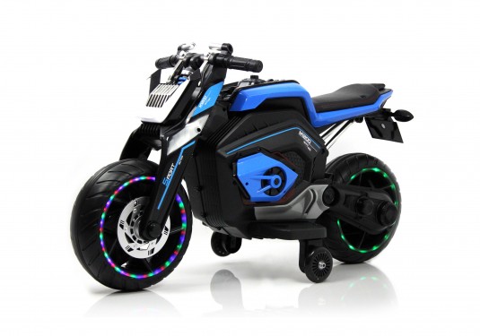 Детский электромотоцикл X111XX синий