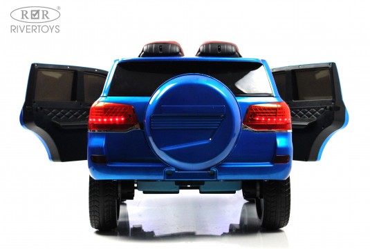 Детский электромобиль F222FF темно-синий глянец