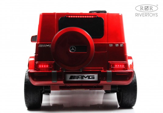 Детский электромобиль Mercedes-AMG G63 (G111GG) красный глянец