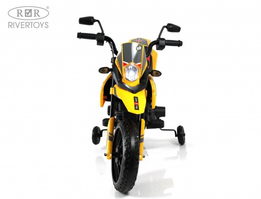 Детский электромотоцикл P444PP (S317) желтый