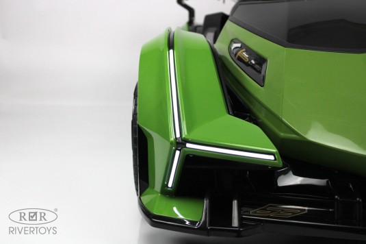 Детский электромобиль Lamborghini GT (HL528) зеленый