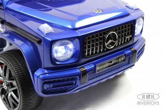 Детский электромобиль Mercedes-Benz G63 (O111OO) синий глянец