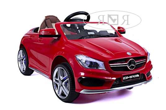 Детский электромобиль Mercedes-Benz CLA 45 (А777АА) красный