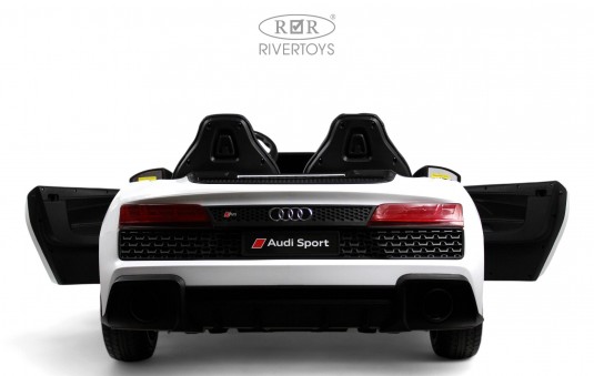 Детский электромобиль AUDI R8 (M333MM) белый