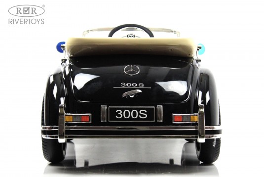 Детский электромобиль Mercedes-Benz 300S черный глянец