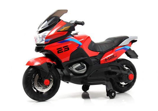 Детский электромотоцикл H222HH красный