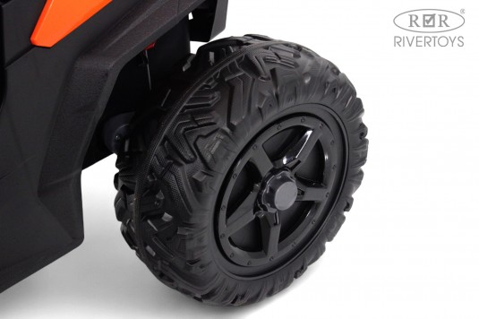 Детский электромобиль K555KK 4WD 24V оранжевый