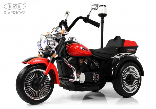 Детский электротрицикл K003PX красный