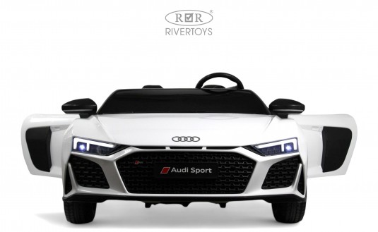 Детский электромобиль AUDI R8 (M333MM) белый