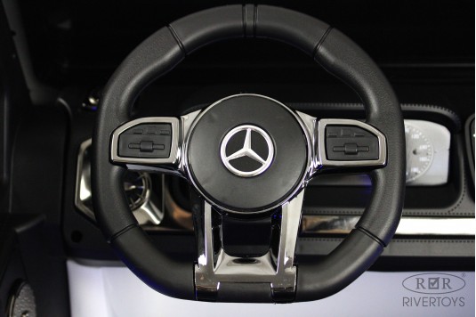 Детский электромобиль Mercedes-AMG G63 (G111GG) белый