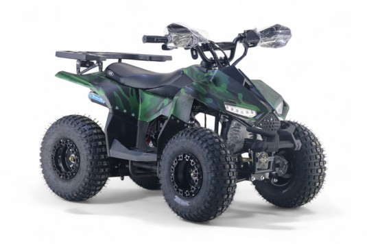 Детский квадроцикл LEON 49CC зеленый камуфляж