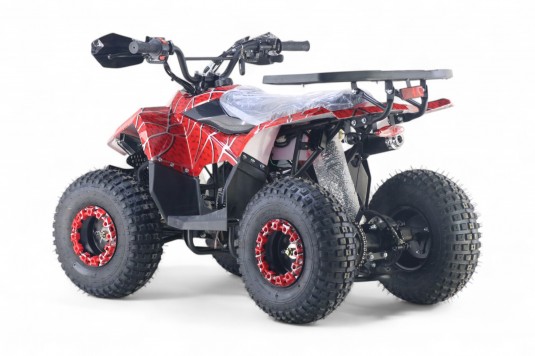 Детский квадроцикл LEON 49CC красный спайдер