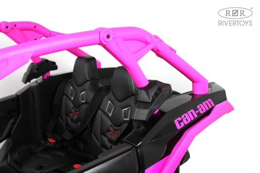 Детский электромобиль BRP Can-Am Maverick (Y111YY) темно-розовый