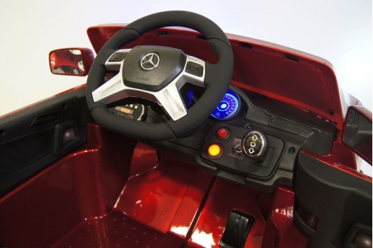 Детский электромобиль Mercedes-Benz ML350 вишневый глянец