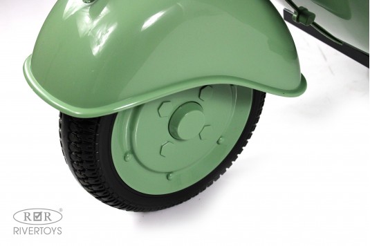 Детский электроскутер VESPA (M888MM) зеленый