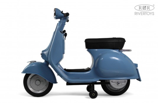 Детский электроскутер VESPA (M888MM) синий