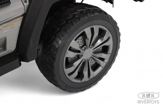 Детский электромобиль Pick-Up E555KX серый