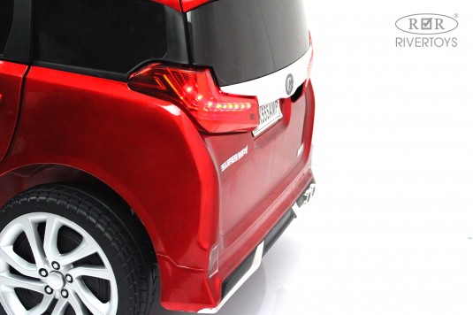 Детский электромобиль K555AM красный глянец