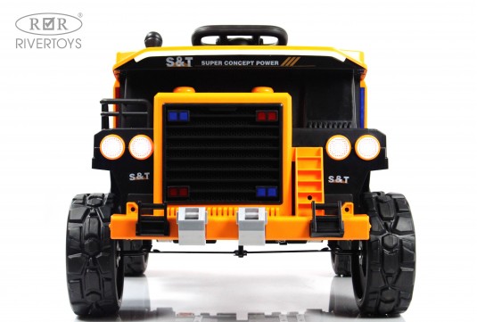 Детский электромобиль K555PX оранжевый