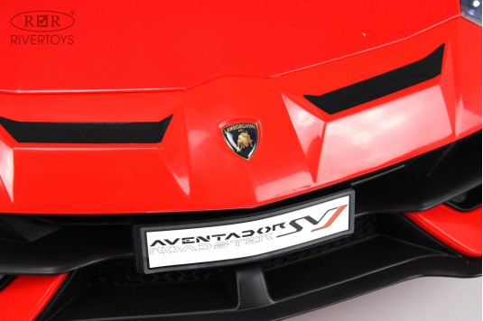 Детский электромобиль Lamborghini Aventador SVJ (A333MP) красный