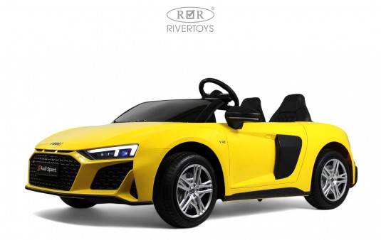 Детский электромобиль AUDI R8 (M333MM) желтый