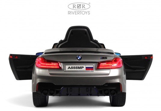 Детский электромобиль BMW M5 Competition (A555MP) серый глянец