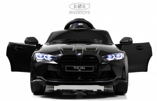 Детский электромобиль BMW M4 (A004AA) черный глянец